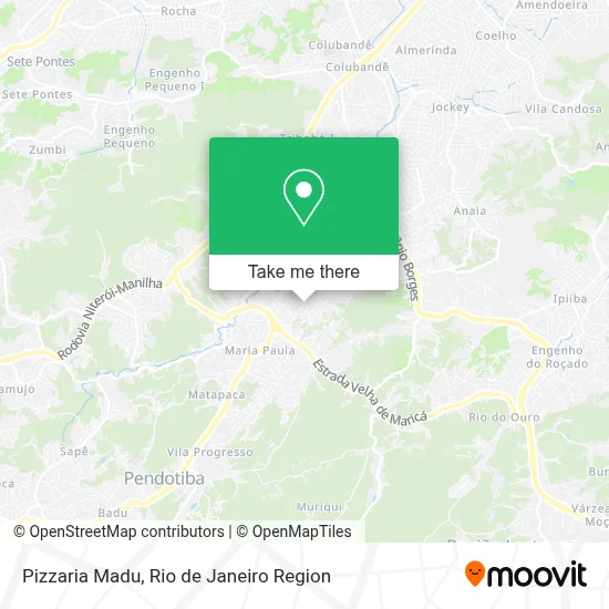 Pizzaria Madu map