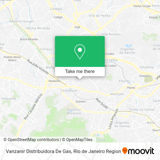 Vanzanir Distribuidora De Gas map