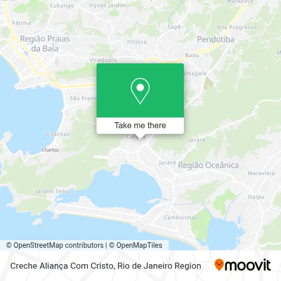 Creche Aliança Com Cristo map