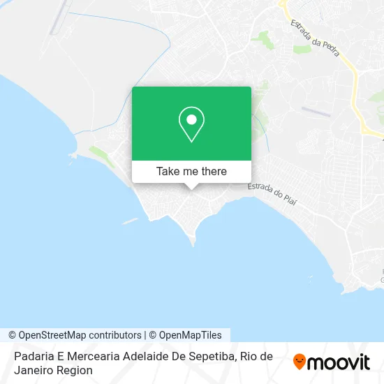 Padaria E Mercearia Adelaide De Sepetiba map