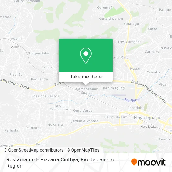 Restaurante E Pizzaria Cinthya map