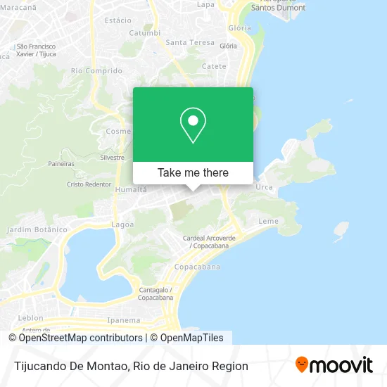 Tijucando De Montao map