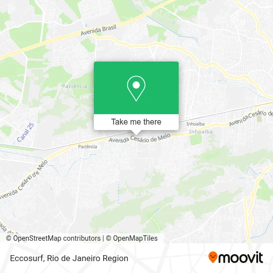 Eccosurf map