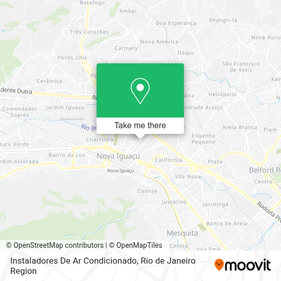 Instaladores De Ar Condicionado map