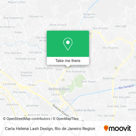 Carla Helena Lash Design map