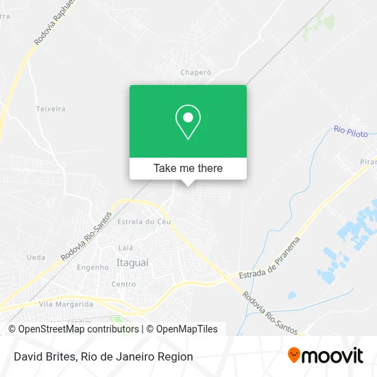 David Brites map