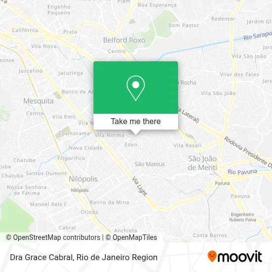 Dra Grace Cabral map