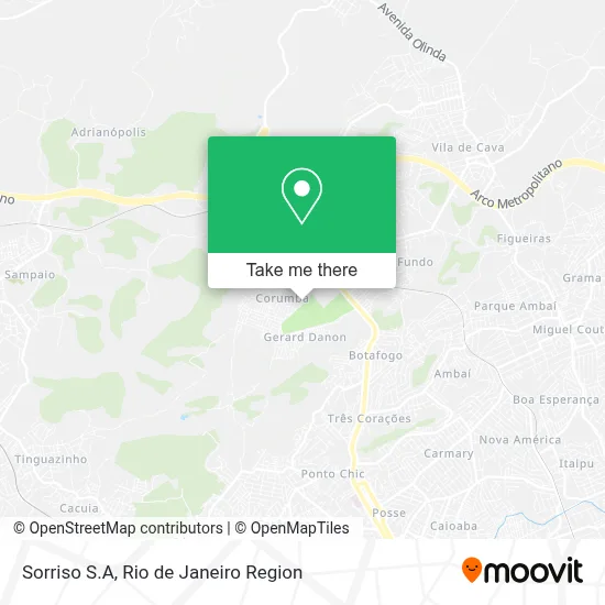 Sorriso S.A map