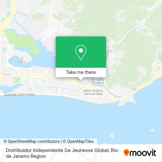 Distribuidor Independente Da Jeunesse Global map