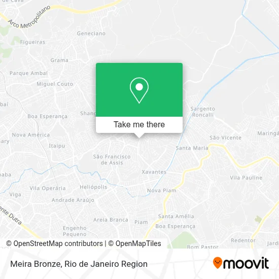 Meira Bronze map