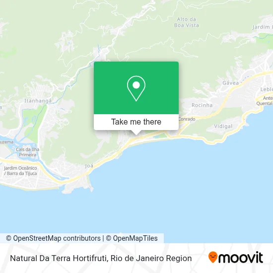 Natural Da Terra Hortifruti map