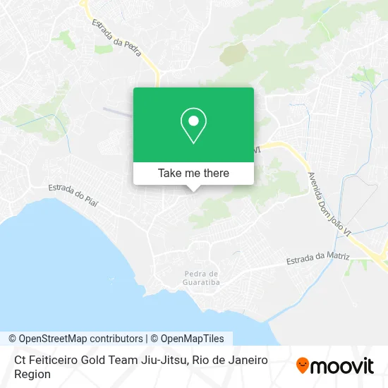 Ct Feiticeiro Gold Team Jiu-Jitsu map