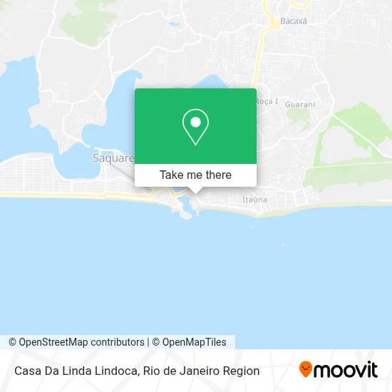 Casa Da Linda Lindoca map