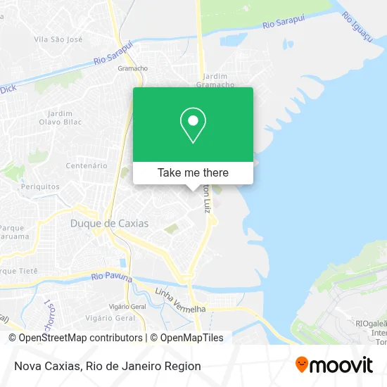 Nova Caxias map