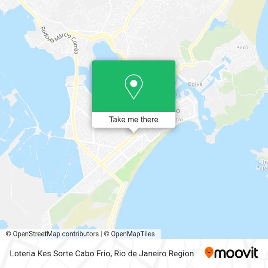 Loteria Kes Sorte Cabo Frio map