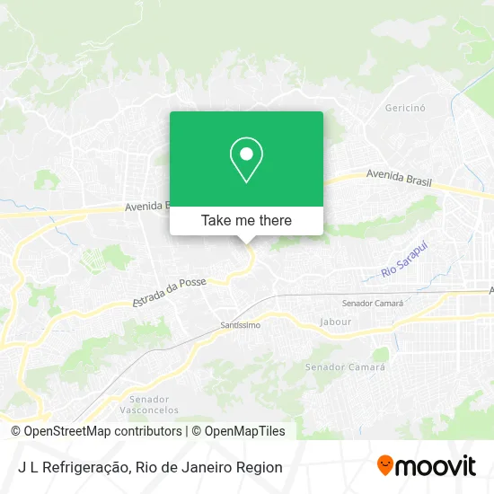 J L Refrigeração map