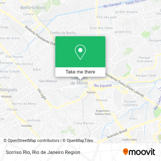 Sorriso Rio map