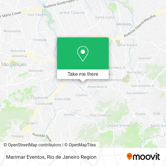 Marimar Eventos map