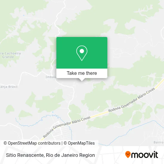 Sítio Renascente map