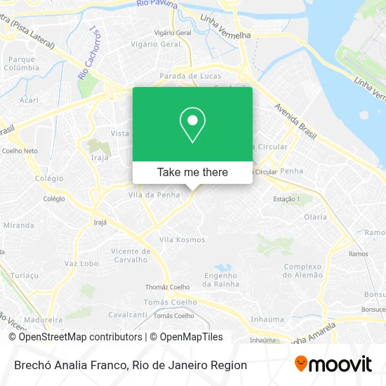 Brechó Analia Franco map