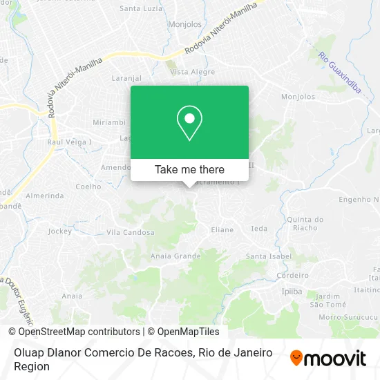 Oluap Dlanor Comercio De Racoes map