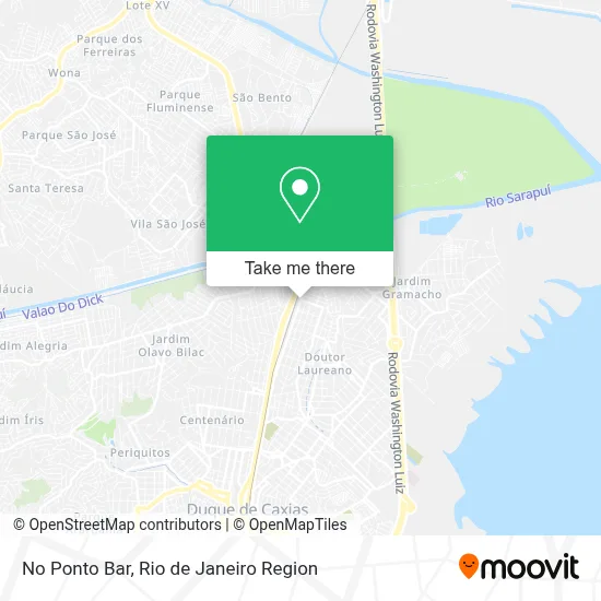 No Ponto Bar map
