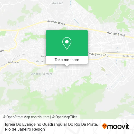 Igreja Do Evangelho Quadrangular Do Rio Da Prata map