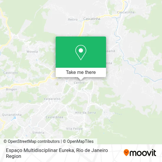 Espaço Multidisciplinar Eureka map