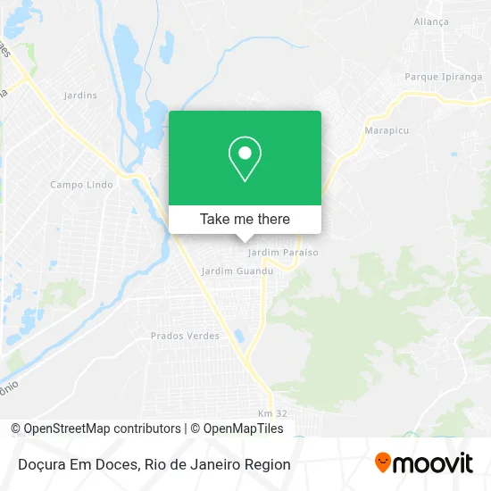 Doçura Em Doces map