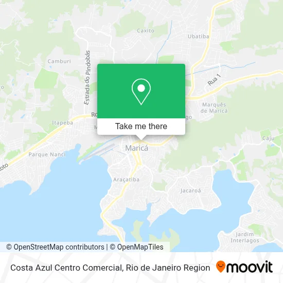Costa Azul Centro Comercial map