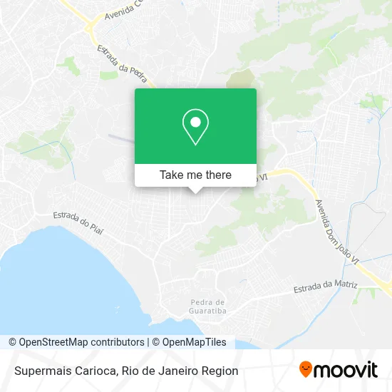 Supermais Carioca map