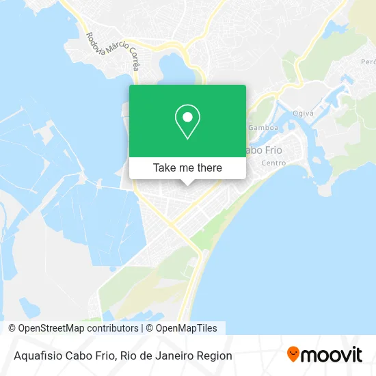 Aquafisio Cabo Frio map