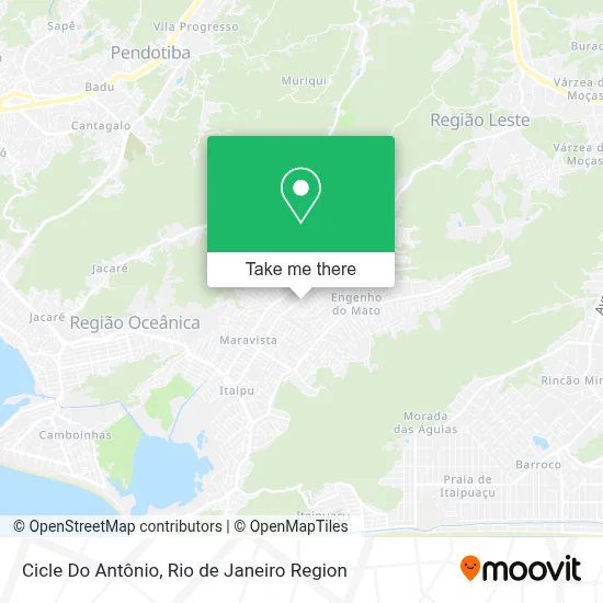 Cicle Do Antônio map