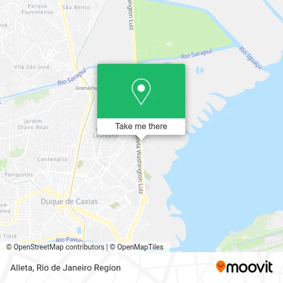 Alleta map