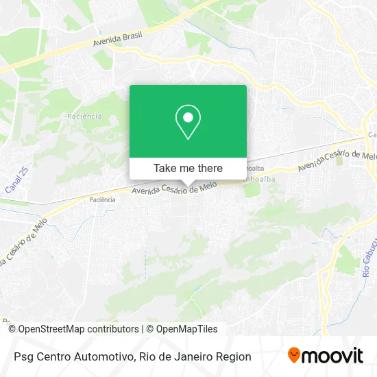 Psg Centro Automotivo map