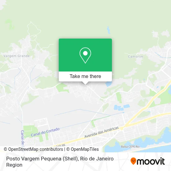 Posto Vargem Pequena (Shell) map
