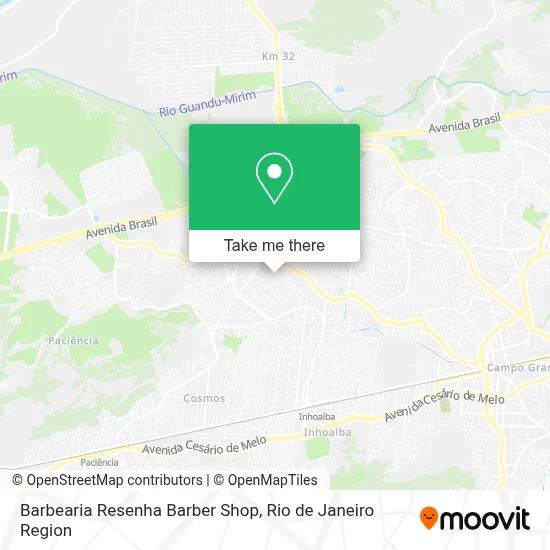 Barbearia Resenha Barber Shop map