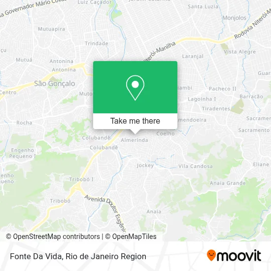 Fonte Da Vida map
