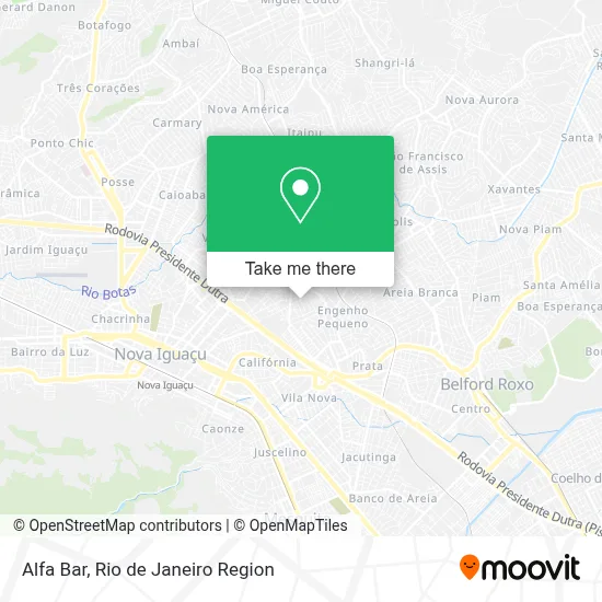 Alfa Bar map