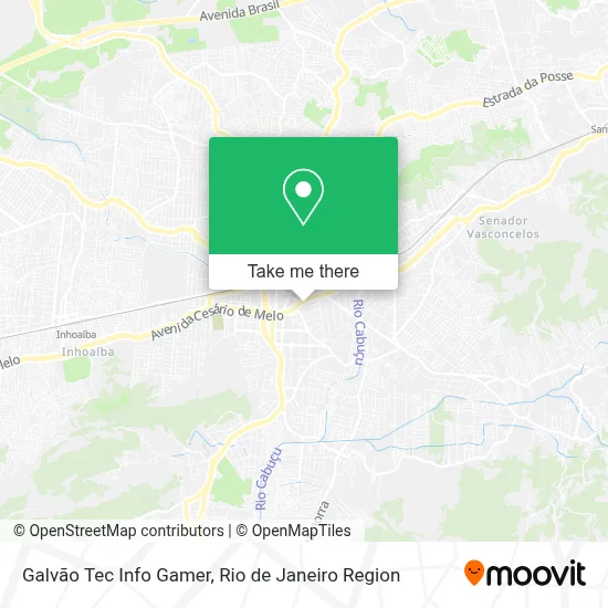Galvão Tec Info Gamer map