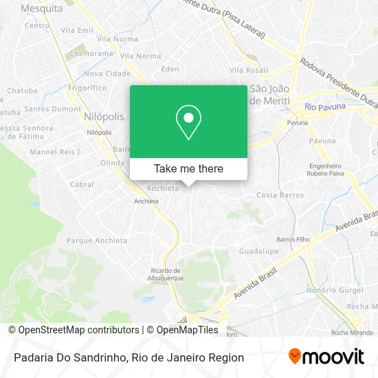 Padaria Do Sandrinho map