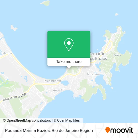 Pousada Marina Buzios map