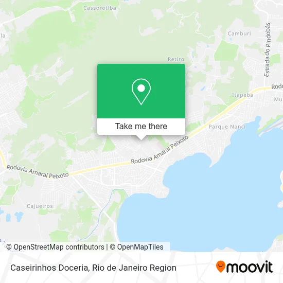 Caseirinhos Doceria map