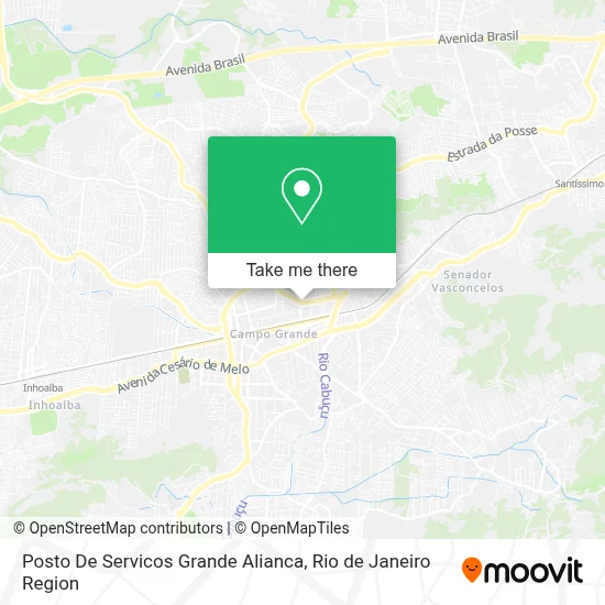 Posto De Servicos Grande Alianca map