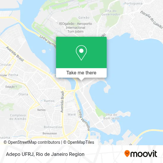 Adepo UFRJ map