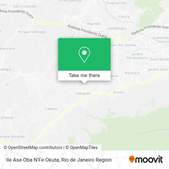 Ile Ase Oba N'Fe Okuta map