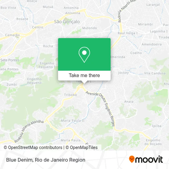 Blue Denim map