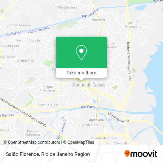 Salão Florence map