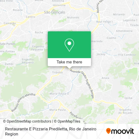Restaurante E Pizzaria Prediletta map