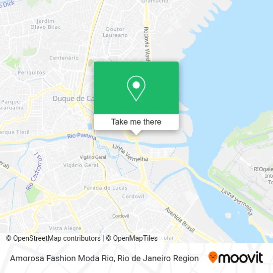 Amorosa Fashion Moda Rio map